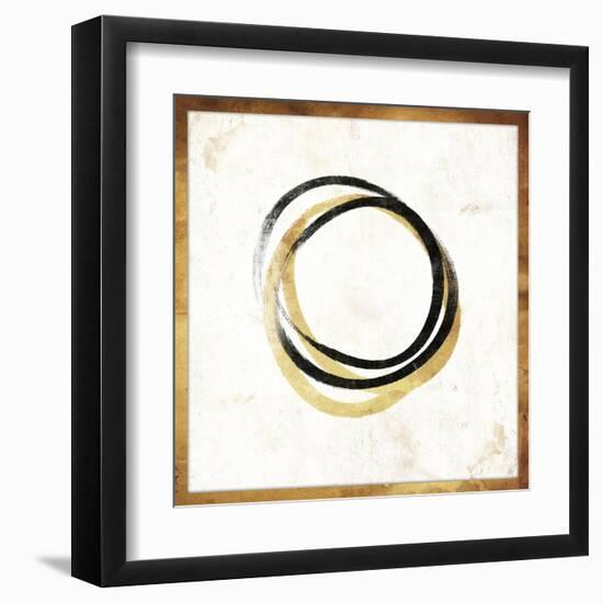 Gold Abstract II-Jace Grey-Framed Art Print