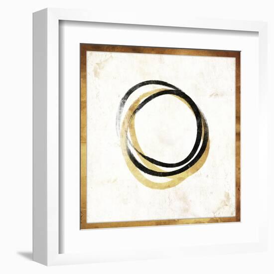 Gold Abstract II-Jace Grey-Framed Art Print