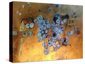 Gold Abstract-Sarah Butcher-Stretched Canvas