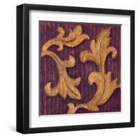 Gold Acanthus I-Jillian Jeffrey-Framed Art Print