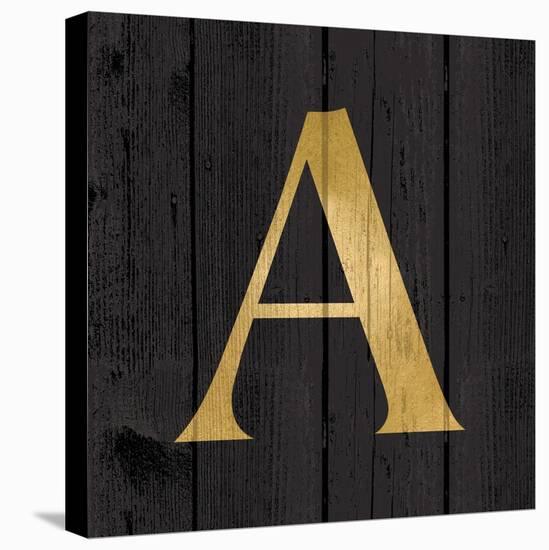 Gold Alphabet A-N. Harbick-Stretched Canvas