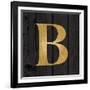 Gold Alphabet B-N. Harbick-Framed Art Print