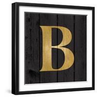Gold Alphabet B-N. Harbick-Framed Art Print