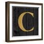 Gold Alphabet C-N. Harbick-Framed Art Print