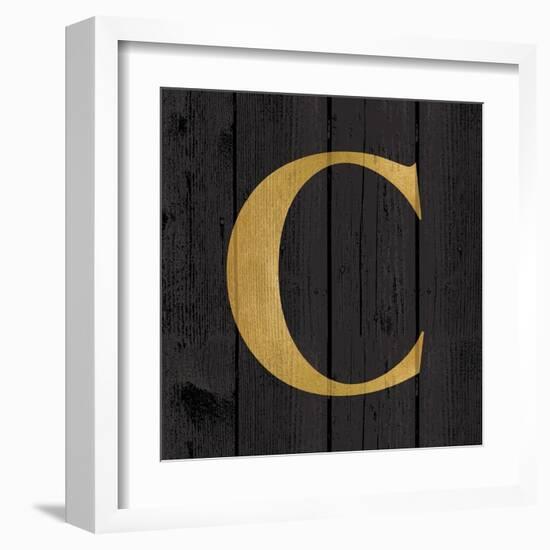 Gold Alphabet C-N. Harbick-Framed Art Print