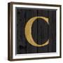 Gold Alphabet C-N. Harbick-Framed Art Print