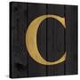 Gold Alphabet C-N. Harbick-Stretched Canvas