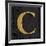 Gold Alphabet C-N. Harbick-Framed Art Print