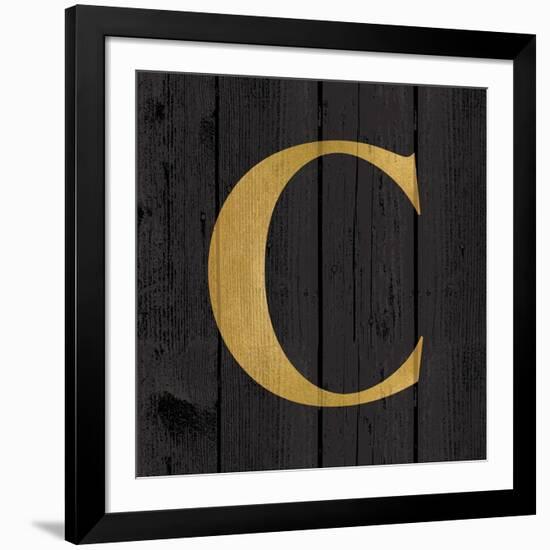 Gold Alphabet C-N. Harbick-Framed Art Print