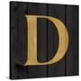 Gold Alphabet D-N. Harbick-Stretched Canvas