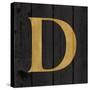 Gold Alphabet D-N. Harbick-Stretched Canvas