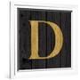 Gold Alphabet D-N. Harbick-Framed Art Print