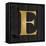 Gold Alphabet E-N. Harbick-Framed Stretched Canvas