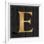 Gold Alphabet E-N. Harbick-Framed Art Print