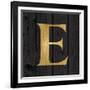 Gold Alphabet E-N. Harbick-Framed Art Print