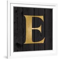 Gold Alphabet E-N. Harbick-Framed Art Print