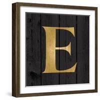 Gold Alphabet E-N. Harbick-Framed Art Print