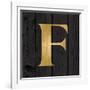 Gold Alphabet F-N. Harbick-Framed Art Print