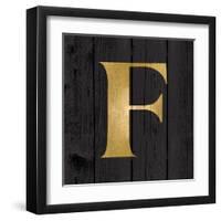 Gold Alphabet F-N. Harbick-Framed Art Print