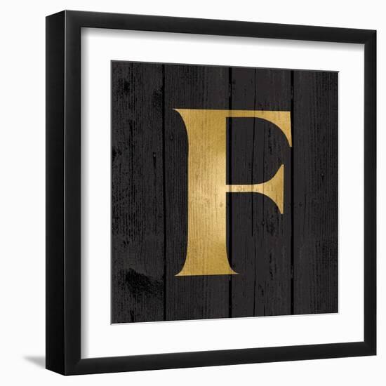 Gold Alphabet F-N. Harbick-Framed Art Print