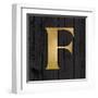 Gold Alphabet F-N. Harbick-Framed Art Print