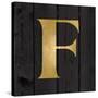 Gold Alphabet F-N. Harbick-Stretched Canvas