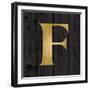 Gold Alphabet F-N. Harbick-Framed Art Print