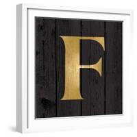 Gold Alphabet F-N. Harbick-Framed Art Print