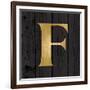 Gold Alphabet F-N. Harbick-Framed Art Print