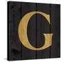 Gold Alphabet G-N. Harbick-Stretched Canvas