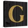 Gold Alphabet G-N. Harbick-Stretched Canvas