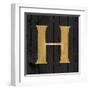 Gold Alphabet H-N. Harbick-Framed Art Print