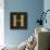 Gold Alphabet H-N. Harbick-Art Print displayed on a wall