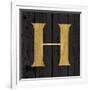 Gold Alphabet H-N. Harbick-Framed Art Print