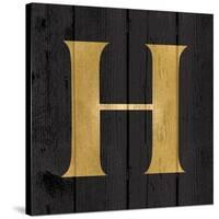 Gold Alphabet H-N. Harbick-Stretched Canvas