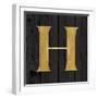 Gold Alphabet H-N. Harbick-Framed Art Print