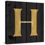 Gold Alphabet H-N. Harbick-Stretched Canvas