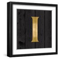 Gold Alphabet I-N. Harbick-Framed Art Print