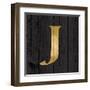 Gold Alphabet J-N. Harbick-Framed Art Print