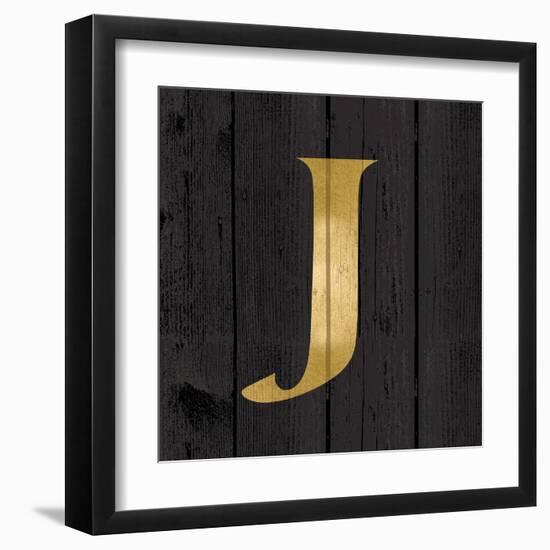 Gold Alphabet J-N. Harbick-Framed Art Print