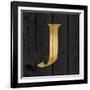 Gold Alphabet J-N. Harbick-Framed Art Print