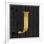 Gold Alphabet J-N. Harbick-Framed Art Print