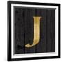 Gold Alphabet J-N. Harbick-Framed Art Print