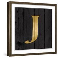 Gold Alphabet J-N. Harbick-Framed Art Print