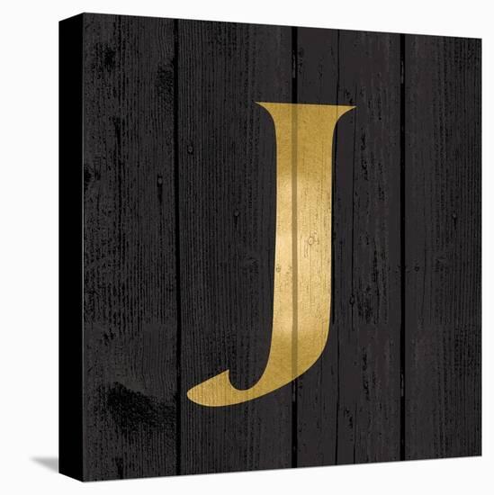 Gold Alphabet J-N. Harbick-Stretched Canvas