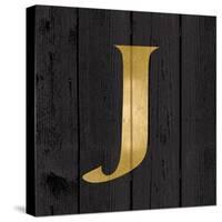 Gold Alphabet J-N. Harbick-Stretched Canvas