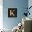 Gold Alphabet K-N. Harbick-Framed Stretched Canvas displayed on a wall