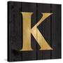 Gold Alphabet K-N. Harbick-Stretched Canvas
