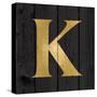 Gold Alphabet K-N. Harbick-Stretched Canvas