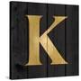 Gold Alphabet K-N. Harbick-Stretched Canvas